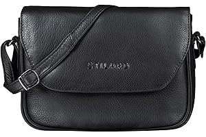 STILORD "Esther" damska torebka ręczna torebka na ramię prawdziwa skórzana torba vintage skórzana do wyjścia klasyczna torba wieczorowa torba rozrywkowa skórzana torba rekreacyjna Kolor:średni brąz