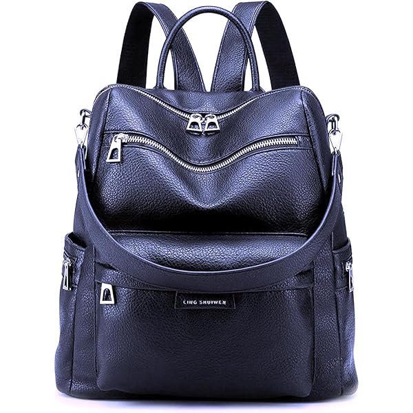 Artisan Crafted Leather Look Handbag Backpack/College Bag/Office