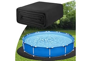 mefocou Thickened Pool Liner Pad For Aboves Ground Pool, Round Pool Ground Mat, Pool Ground Pad Mat Under Pool For Pool Bottom, Prevent Punctures, Extend