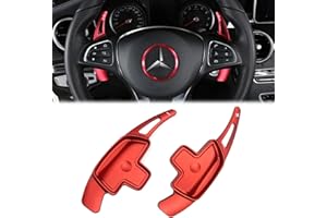 TTCR-II schaltwippen verlängerung, lenkrad schaltwippen Kompatibel mit Mercedes Benz 2019-2020 A/G, 2015-2020 C/CLA/CLS, 2017-2020 E/GLS/SL/SLC, 2016-2020 GLA/GLC/GLE/Metris/S Classe