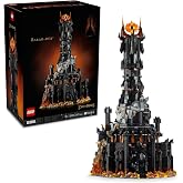 LEGO Icons Y&uuml;z&uuml;klerin Efendisi: Barad-d&ucirc;r 10333 &ndash; Yetişkinler i&ccedil;in Sauron, Gothmog, Ork, Frodo, Sam ve Gollum Minifig&uuml;rleri İ