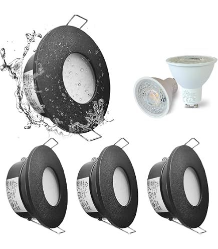Sweier Set di 8 Lampadine GU10 LED, 430 Lumen Bianco Freddo 6000K, 5W Equivalente a 50W Alogeno(Risparmio energetico, Lunga durata), AC220-240V, Non dimmerabile