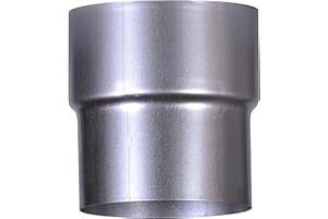 FIREFIX A120/Ü4 Erweiterung von 120 auf 150 mm, FAL, Ofenrohre aus Stahlblech, 0,6 mm stark, innenliegend gemufft, Längen lasergeschweißt