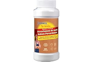 STARWAX THE FABULOUS – Poudre détachante & raviveur de blancheur au Percarbonate de Soude – 1 kg – Multi-usages, 100% naturelle, fabriquée en France