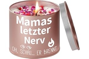 ‎PRSTENLY PRSTENLY Geschenke für Mama, 9OZ Stumpenkerzen Muttertagsgeschenke für Beste Mama, Geburtstagsgeschenk für Frauen, Geschenk Mutter Frau zum Ostern Muttertag Geburtstag Weihnachten