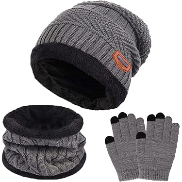 Suhine Kinder-Winter-Set – Mütze, Handschuhe & Schal In 6 Farben (18-teilig)