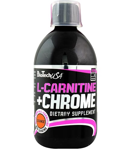 biotech l carnitine chrome review L-Carnitine 35.000 mg + Chrome Concentrate Orange 500ml - Carnitine with  Chrome in Liquid Form