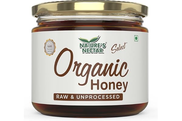 Nature's Nectar Raw Organic Honey 400g 100% Pure NMR Tested Raw and Unprocessed