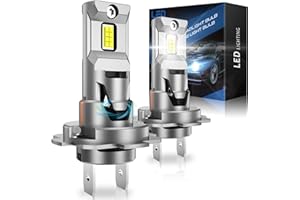 JOSHF Bombilla H7 LED para Faros de Coche, 26000LM 110W 6500K Blanco 600% Luminous Anti-Error H7 Led Bombillas, 1:1 H7 Led Halogen Lamp Replacements, DC12-18V,2 Bombillas