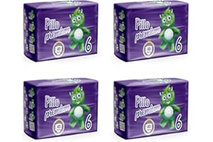 PILLO Premium XL, Taglia 6 (16-30 Kg), 4 Pacchi da 40 (160 Pannolini Bimbo)
