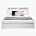 HomeBox Kulltorp Boomer King Bed with 2 Front Drawer Storage - 180x200 cm