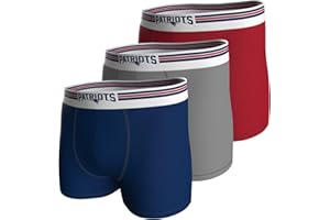 NFL Herren Patriots 3pk Boxers Boxers (3er Pack)