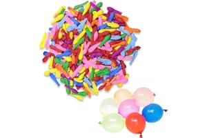 ELKUAIE Wasserbomben-Set mit 1000 Farben, schnell füllende Wasserballons, gemischte Farbwasserbomben, Wasserballons, geeignet für Wasserspiele, Wasserpartys