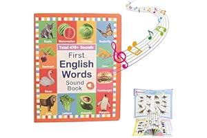 GENERIC My First English Sound Toy –300+ Words, 13 Themes, Fun Word Game, Juguete Educativo for Educational Language, School Education & Perfect Educational Gifts