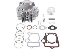 GOOFIT Culata de cilindro Anillos de pistón Junta de bujía de Reemplazo Para 4 tiempos Taotao 110cc Atv Scooter Dirt Bike Motocicleta Motor Go Kart Dirt Bike