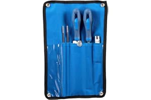 PFERD Schärffeilen SET CS-SLS-4,0 in Rolltasche | Durchmesser 4 mm| 5/32" Für Kettenteilung 1/4" und 3/8" Low Profile | 11099140 - für das komfortable und kräfteschonende Schärfen von Sägeketten.
