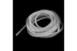 LAVMHAB Tuyau en PVC transparent de 10 m x 7 mm x 9 mm de diamètre extérieur, durable et flexible, pour air, eau et projets de bricolage