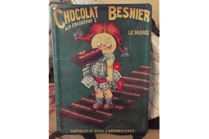 Éditions Clouet 29006 - Petite Plaque métal 15x21 cm Chocolat Besnier - Fillette