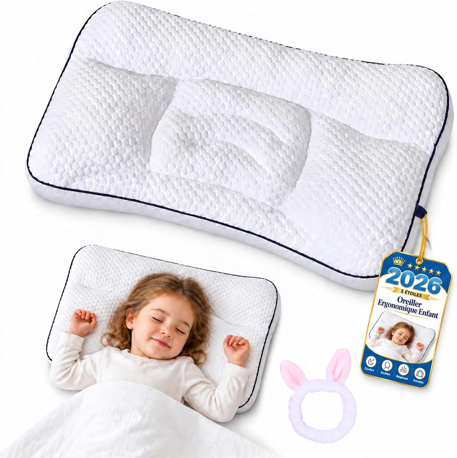 Avis d'Expert & Test Approfondi : Oreiller Ergonomique Enfant avec Soutien Cerv (Sélection)