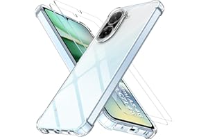 COPIKE Funda Antigolpes para Xiaomi Redmi A5 4G con 2 Piezas Cristal Templado, Carcasa Protección de Cámara Silicona Suave TPU Anti-Choques, Transparente