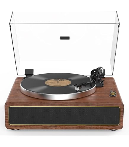 Soundmaster SF510 Wooden Stand For Nostalgic Audio Devices - Holds Records, Fits NR546BE, NR540, NR545DAB