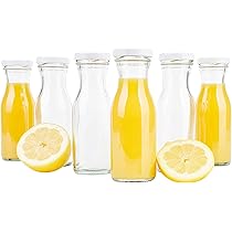 MamboCat Set van 12 sapflessen, 150 ml met twist-off-deksel, TO43, lege flessen om te vullen, brede hals om in te maken, inmaakflessen, melkflessen, ronde glazen flessen, luchtdicht