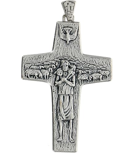 Ferrari & Arrighetti Tau-Kreuz in Olivenholz (Kreuz des HL. Franz von Assisi) - 2,5 cm hoch - 50 Stück (50er Pack
