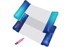 XZSUN Aufblasbares Wasser Hängematte 2pack Tragbare Schwebende Liegestuhl Drifter Schwimmbecken Strand Float