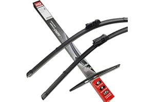 HQ AUTOMOTIVE Windscreen Wiper Blades 3pcs kit | Fits: Ford Fiesta VII MK7 2008-2016 | model: AD51-624|HQ12E
