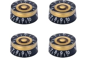 XIYANGJUAN Electric Guitar Knobs Top Hat Knob Speed Volume Tone Control Knobs for LP Style Guitar Parts Replacement Set of 4Pcs