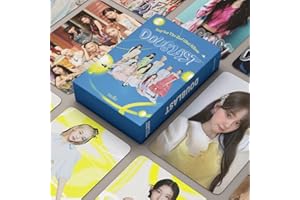 SAMSHINE Kpop Girl Group Kep1er Photo Cartes 55Pcs Kep1er Lomo Cards Kep1er 2022 DOUBLAST Album Cartes Kep1er Greeting Cards Kpop Kep1er Merch Photocard Set fans Cadeau (kep1er-doublast)