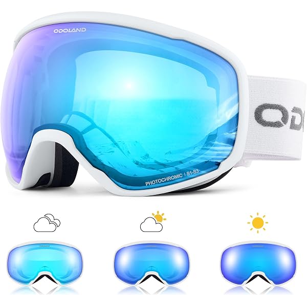 Rapid Eyewear 'Moritz' lunettes de soleil polarisée pour sport avec bras latéraux et sangle interchangeables pour ski, snowboard, escalade de glacier, vélo, VTT etc. Pour hommes et femmes