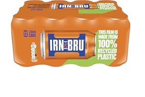 IRN-BRU Regular, Iconic Scottish Flavoured Fizzy Drink Multipack Cans - 12 x 330ml Cans