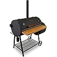 BraaiCraft Bunker Reverse Flow Offset Smoker - Versatile Outdoor BBQ Grill with Interchangeable Modes (Smoker, Grill, BBQ), 630sqin Cooking Space and Precision Temperature Control