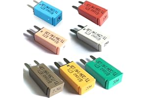 Viviance 12/24V 5-30A Mini Atm Circuit Breaker Lama Fusibile Manul Ripristinabile Auto Barca Van - 10A