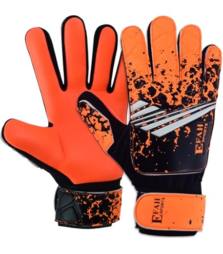 Hy-Pro Trivela Fußball - Größe 4 - Rot/Schwarz/Orange - FIFA IMS Standard - Hochwertiges TPU