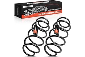 Frankberg 2x Ressorts de suspension Avant Compatibles avec Golf V/VI 2003-2013 J.e.t.t.a III/IV 2005-2021 S.c.i.r.o.c.c.o 2008-2017 Remplacer# 1K0411105DA