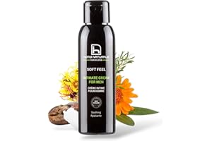 HOMO NATURALS THE NEW MALE SKIN CARE Homo Naturals Soft Feel - Crema Íntima Hombre - Hidratación y Protección Diaria Zona Íntima Masculina - Con Aloe Vera, Caléndula y Hamamelis - Cuidado Íntimo para Hombres Vegano y Ecológico - 100 ml