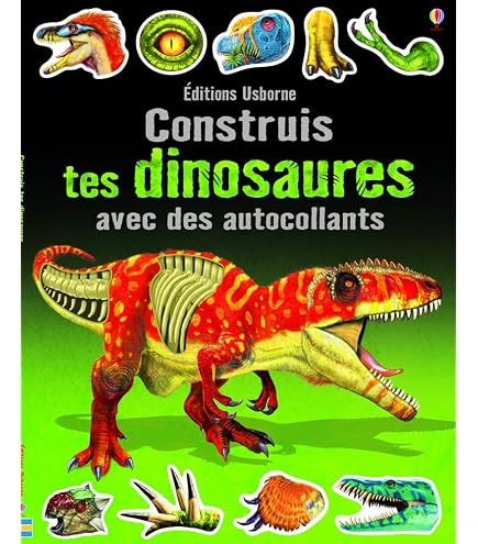 Lot 3 Livres Autocollants Dinosaures & Animaux – 30 Pages Par Numéro – Cadeau Enfant 3-8 Ans