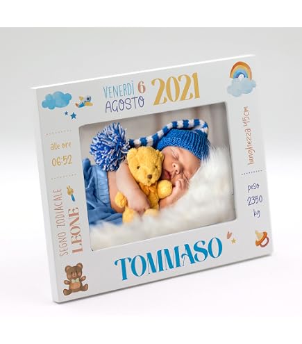 Cornice Nonno Personalizzata con Foto Inclusa. Idea Regalo, Festa dei Nonni, Compleanno, Firma la cornice con il Tuo Nome. (18 x 13 cm | ORIZZONTALE, Nonno