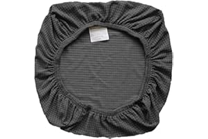 Sunnyway Dehnbarer Bürostuhlbezug, Schonbezug für Computerstuhl und Schreibtischstühle, Sitzbezug aus Spandex, maschinenwaschbar Schutz vor Staub und Flecken (Dunkelgrau)