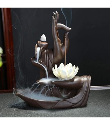 Haunted Räucherkegel-Brenner – Gruseliges Spukhaus-Design, 14x12 Cm