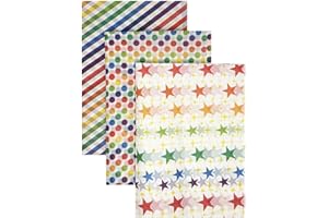 CC WONDERLAND ZONE 18 Feuilles Papier de Soie Arc-en-ciel(50cmx70cm),Découpage Papier pour Artisanat et Emballage Cadeau