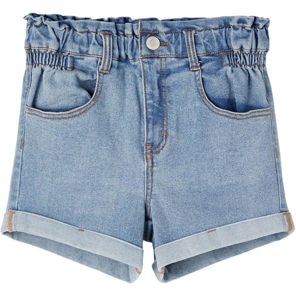 NAME IT NKFSALLI Slim Denim Shorts - Girls | Korte spijkerbroeken
