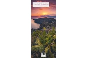 DUMONT KALENDERVERLAG Traumhafte Landschaften 2024 - DUMONT Wandkalender - mit den wichtigsten Feiertagen - Hochformat 30,0 x 70 cm