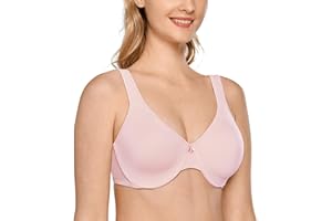 DELIMIRA Sujetador Reductor con Aros Talla Grande Copa Completa para Mujer