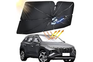 GRINADA Ombrello Parasole Auto Parasole Parabrezza Auto SUV Da Interno Pieghevole Protezione UV e Isolamento Termico Protezione Solare