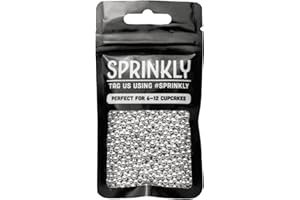 SPRINKLY - Metallic Pearls - Silver - 4mm - 30g
