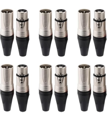 NC3MXX-BAG | Connettore XLR Neutrik Maschio A 3 Poli, Montaggio Su Cavo | RS - Foto 8