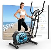 3 in 1 Elliptical Machine for Home with 16 Resistance Levels | Elliptical with LCD Monitor, Bluetooth App and Device Holder,